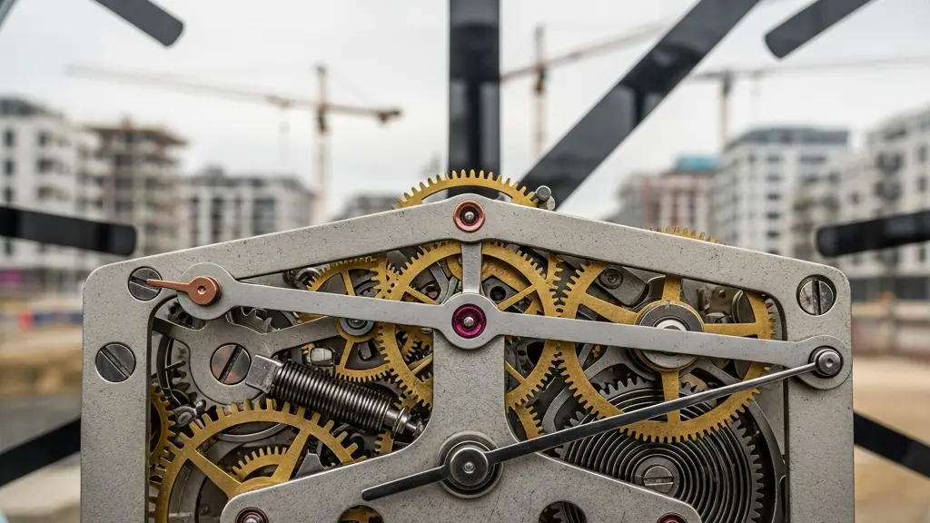 Moderne Bahnhofsumgebung mit Neubauprojekten zeigt Wertsteigerung durch IC-Halt