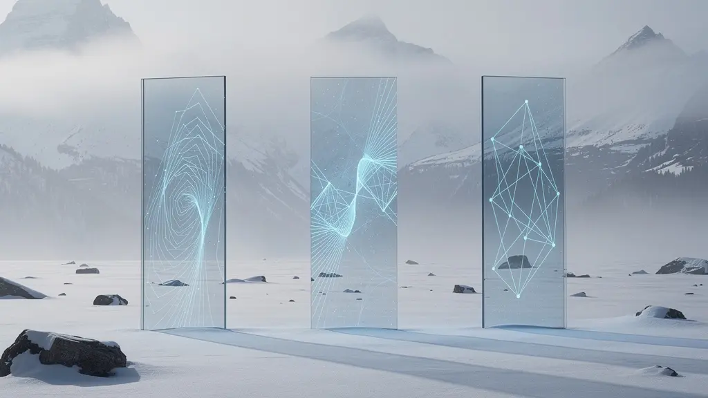 Visuelle Darstellung der Drei-Säulen-Architektur der E-ID für maximalen Datenschutz