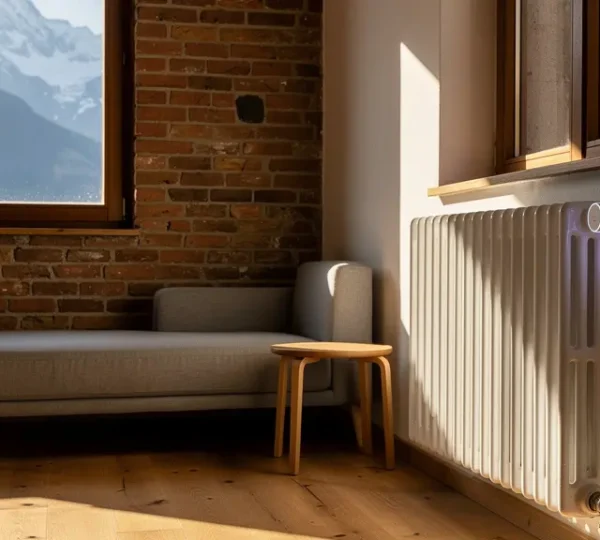 Smart Home Heizungssteuerung in renoviertem Altbau mit modernem Thermostat