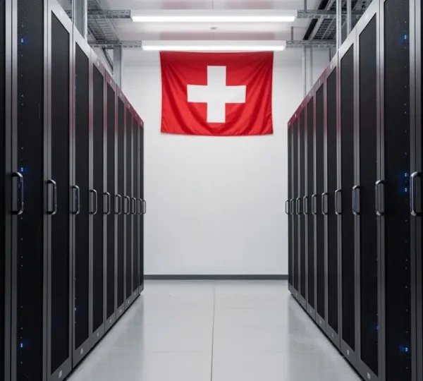 Hochsicheres Schweizer Rechenzentrum mit modernen Servern für KMU Datenschutz