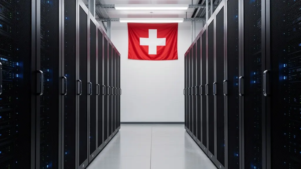 Hochsicheres Schweizer Rechenzentrum mit modernen Servern für KMU Datenschutz